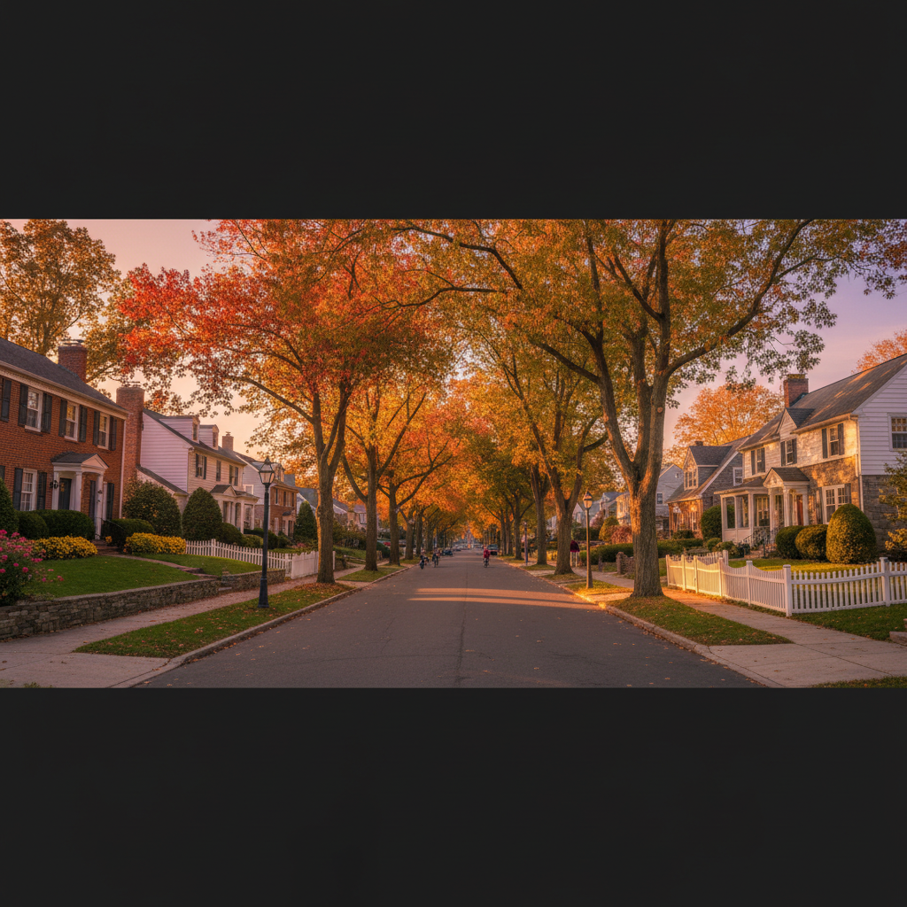 New Jersey suburban neighborhood