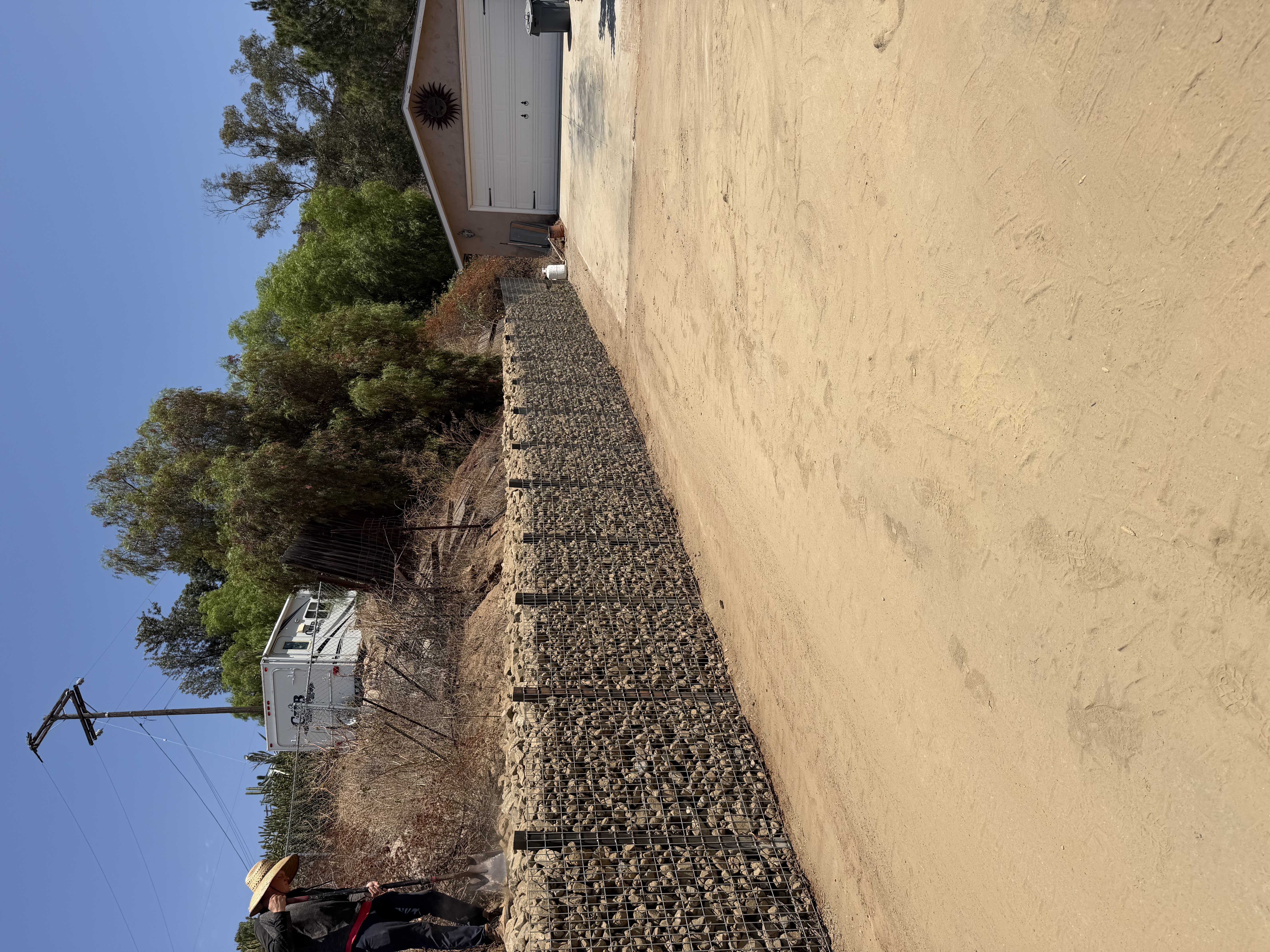250-Foot Gabion Retaining Wall - Image 1