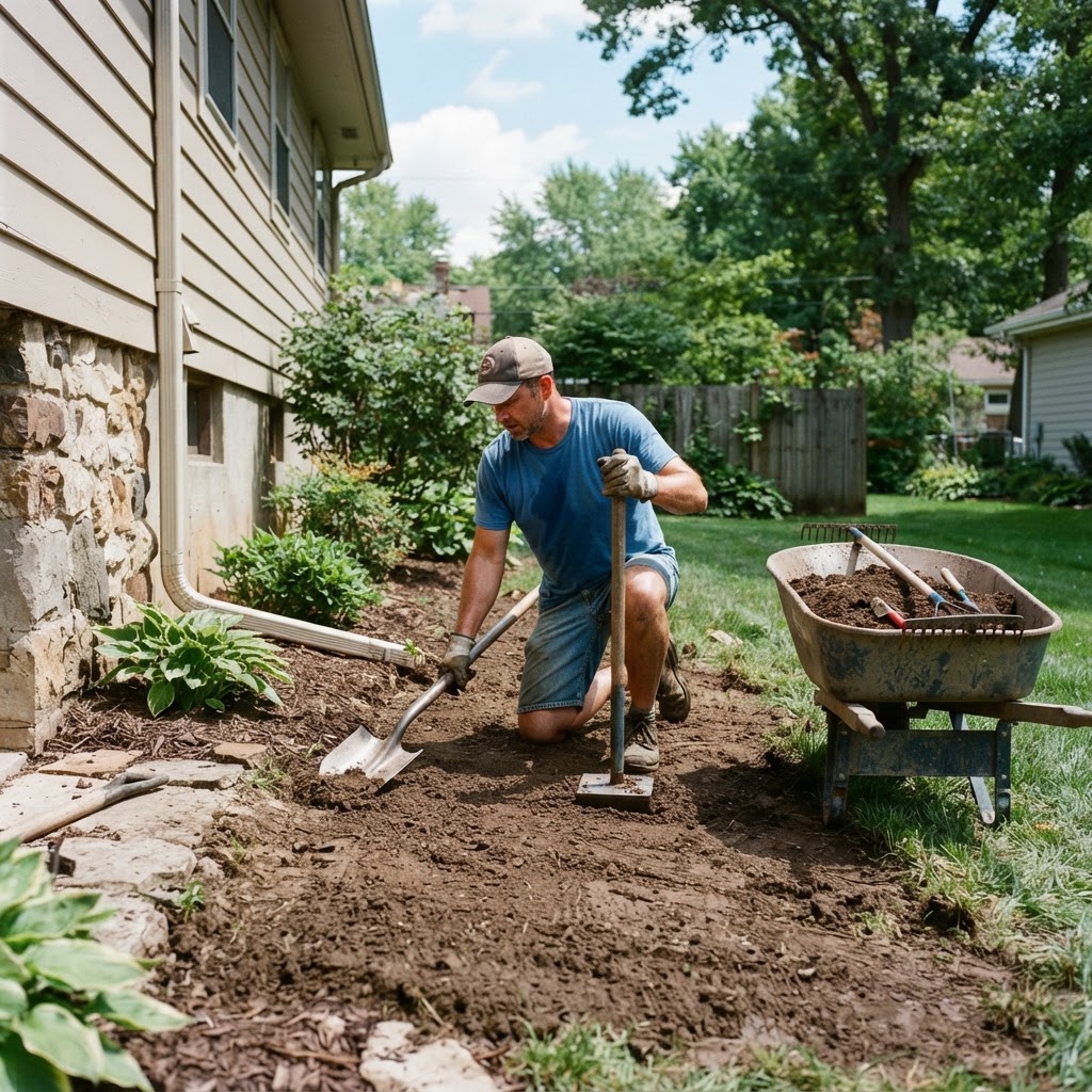 How to Grade Your Yard Away From Your House (And When to Call a Pro)