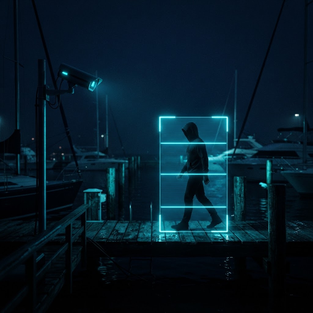 Detect — marina security process illustration