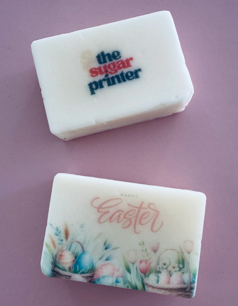 Custom printed soap bars as client appreciation gifts