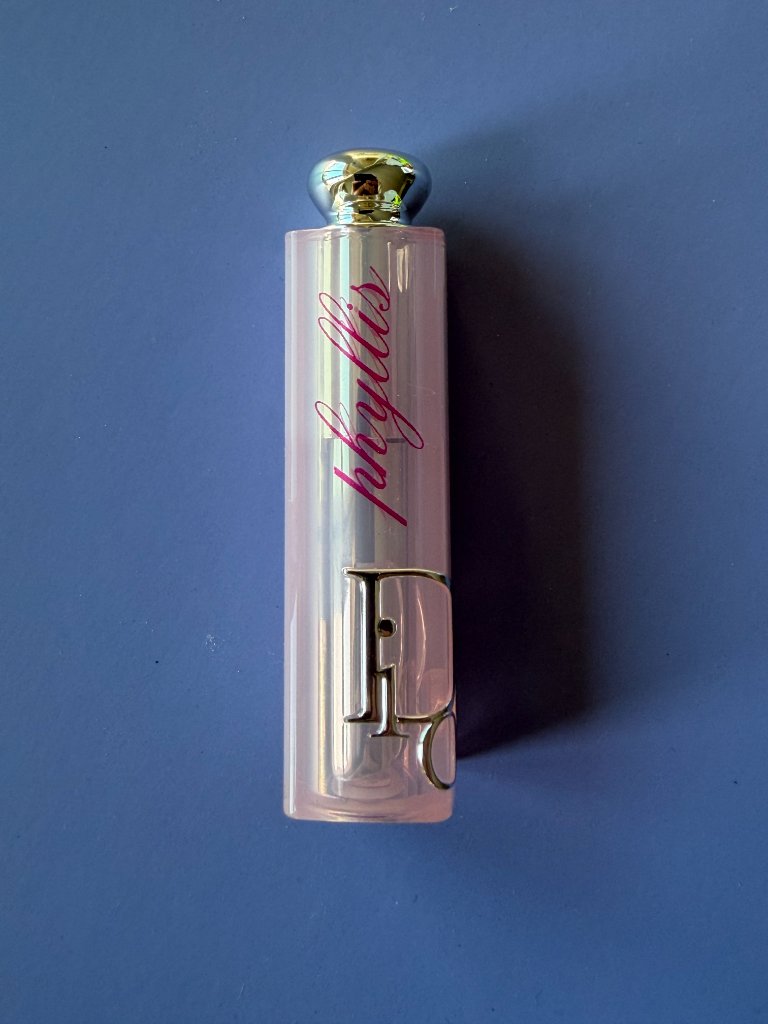 Custom engraved Dior lipstick — VIP personalized gift