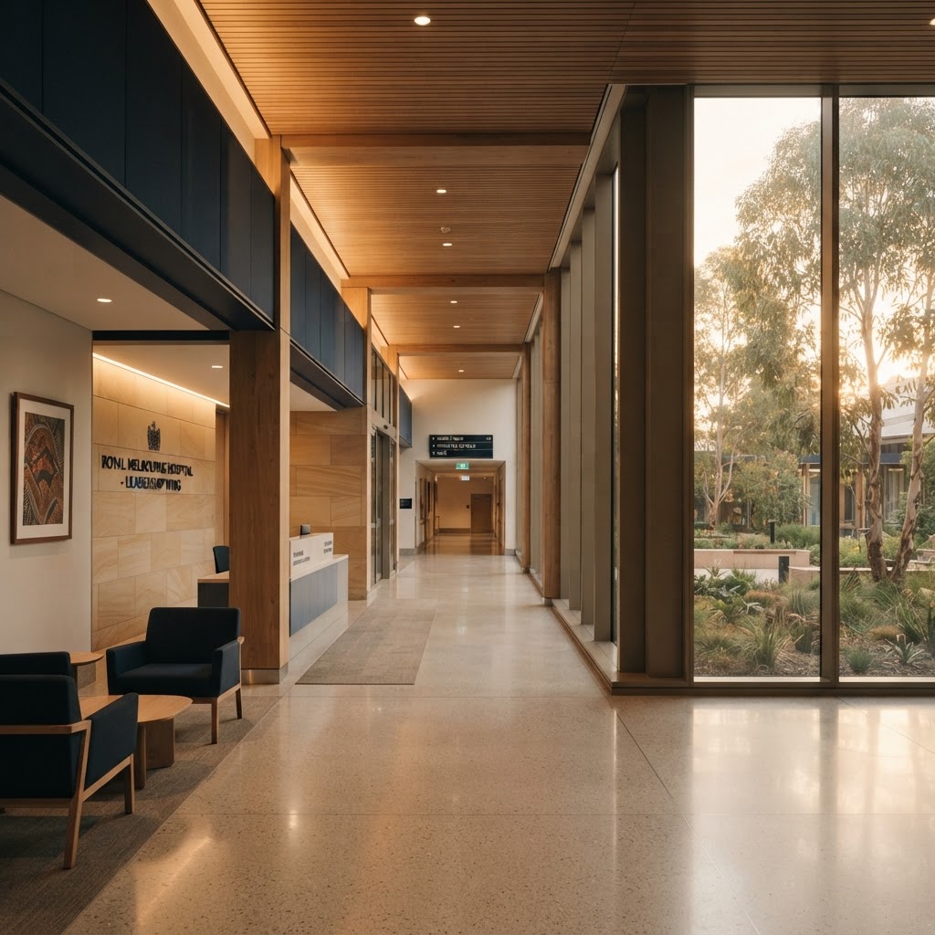 Senior healthcare executives discussing a Director of Medical Services appointment in Australia.
