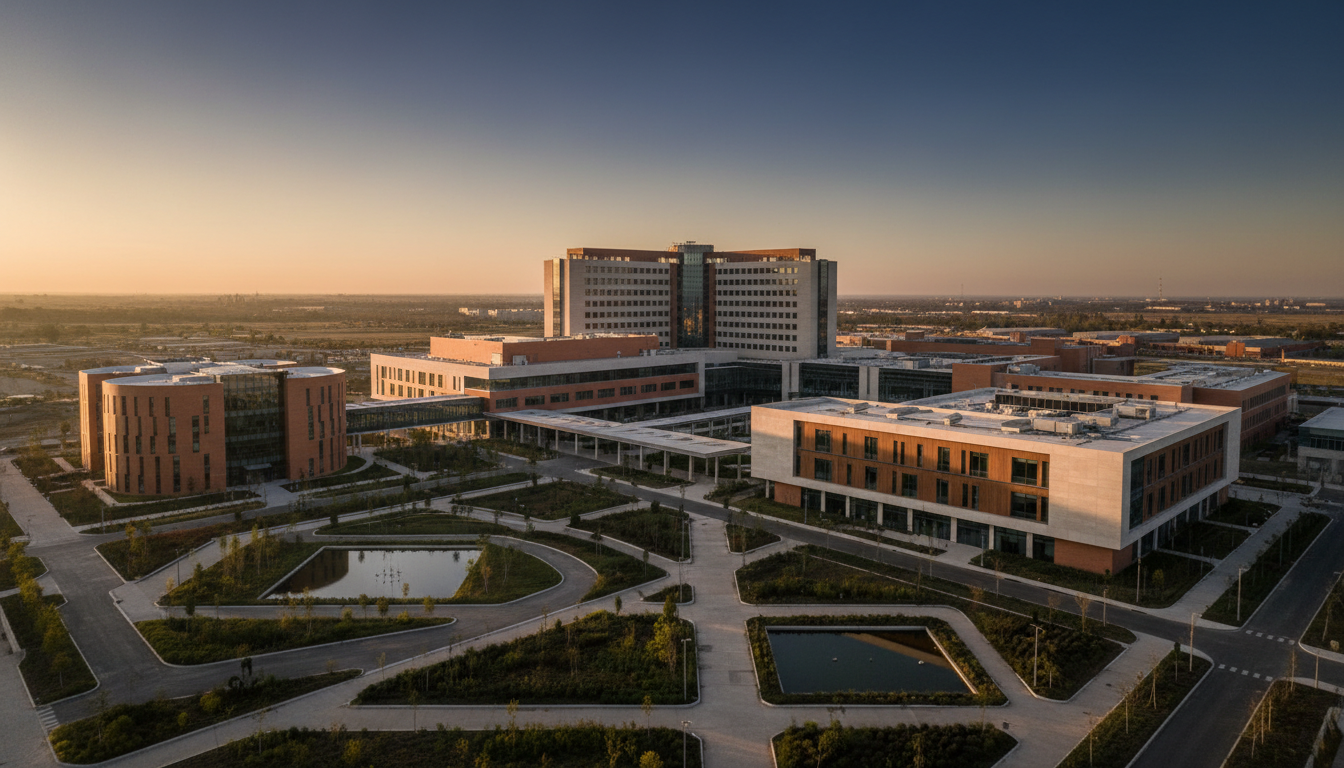 Modern healthcare campus