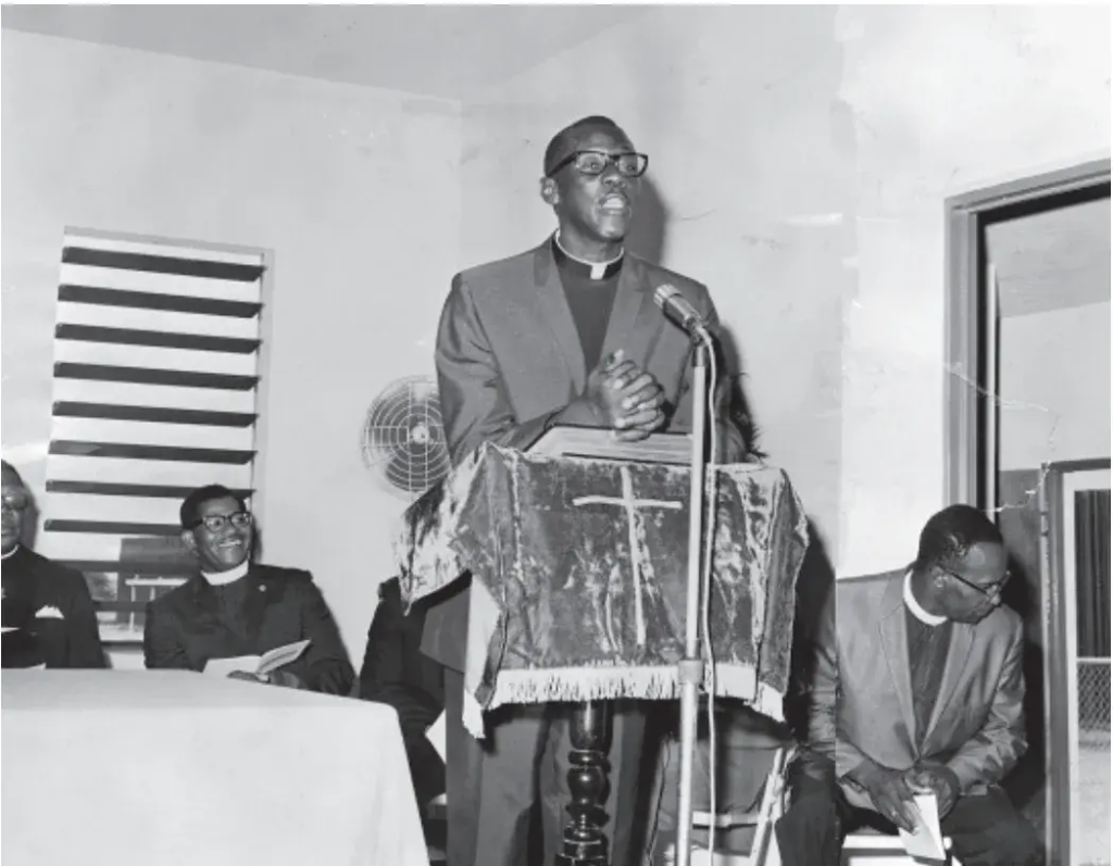 Historical church service