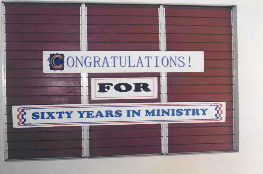 Celebrating sixty years in ministry