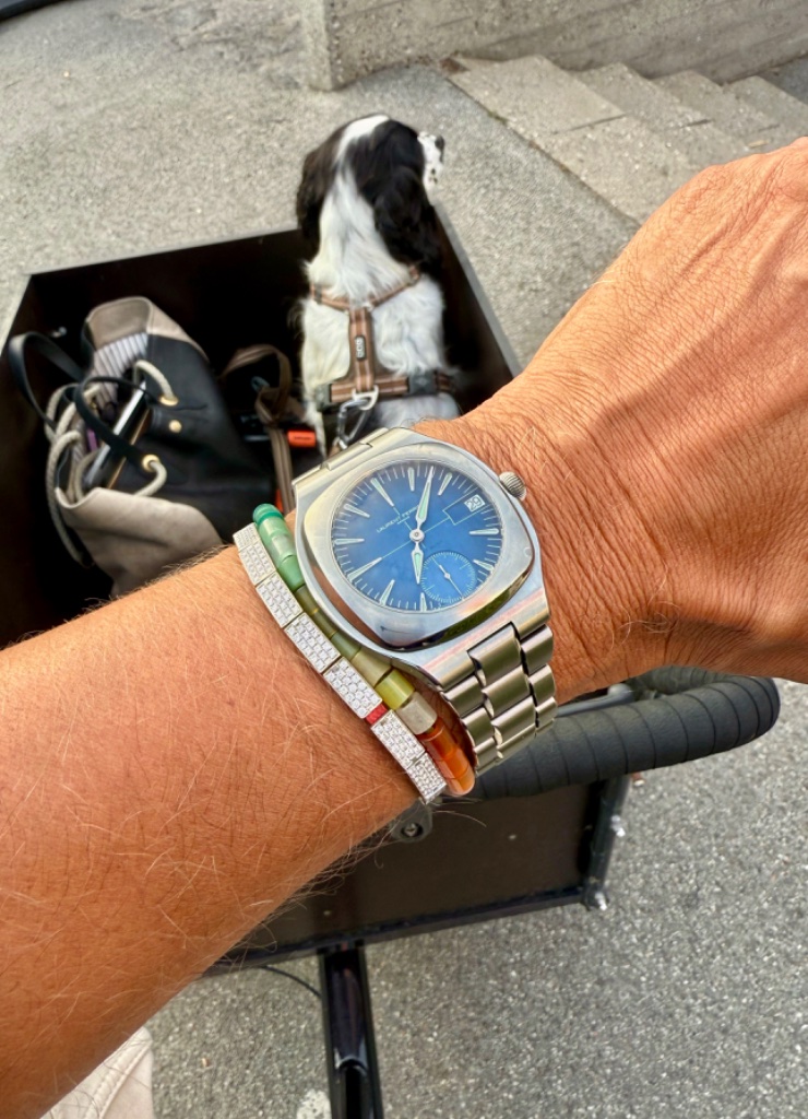 Laurent Ferrier on wrist