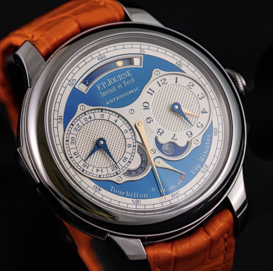 George Daniels pocket watch · F.P. Journe Chronomètre à Résonance · F.P. Journe Astronomic Souveraine