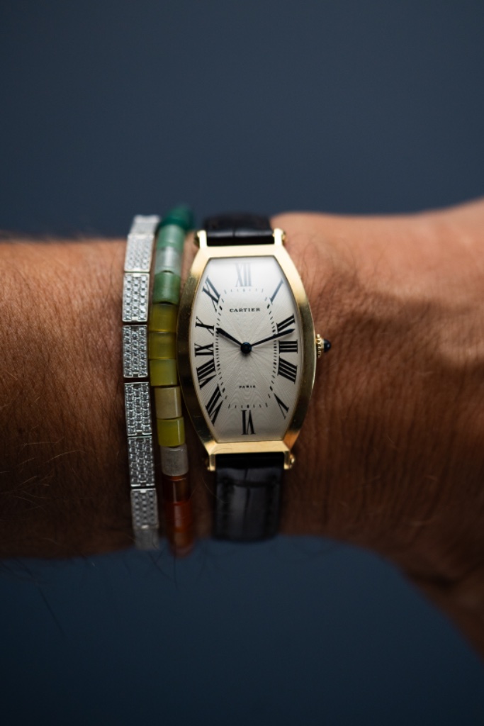 Cartier Tonneau on wrist