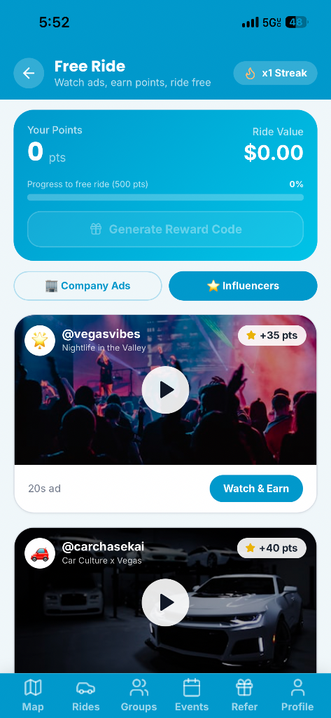 Free Ride Ads