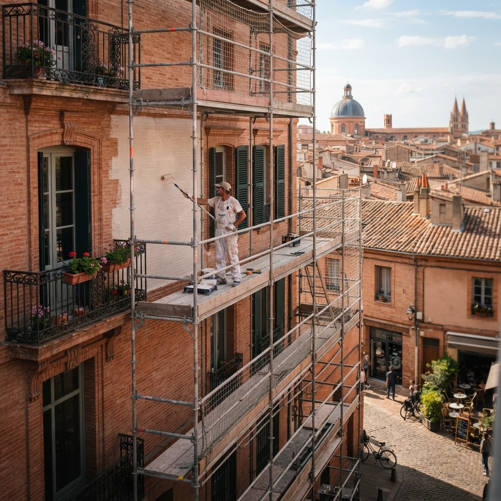 Ravalement de façade Toulouse : guide complet courtier 2026
