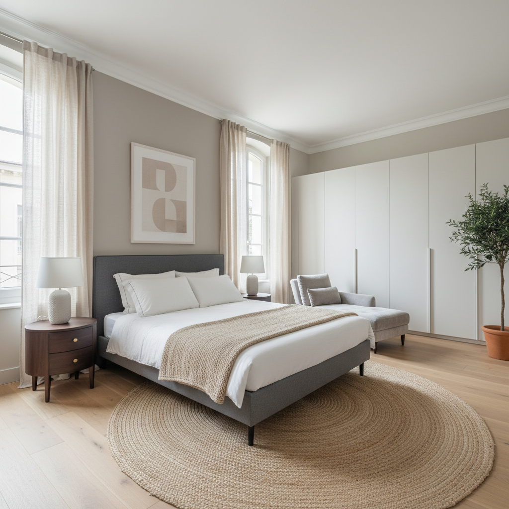 Rénover sa chambre à Toulouse : peinture apaisante et mobilier lumineux