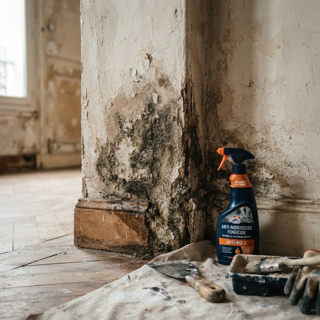 Humidité et moisissures à Toulouse : traitement du support et peinture