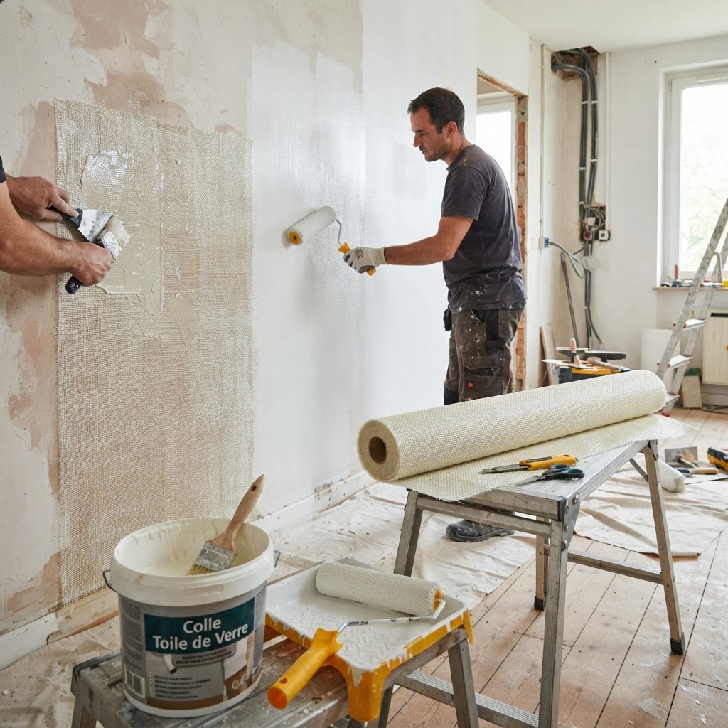Toile de verre vs peinture à Toulouse : guide comparatif 2026