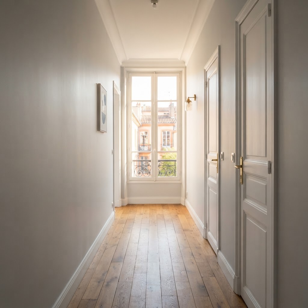 Peindre un couloir étroit à Toulouse : astuces et couleurs