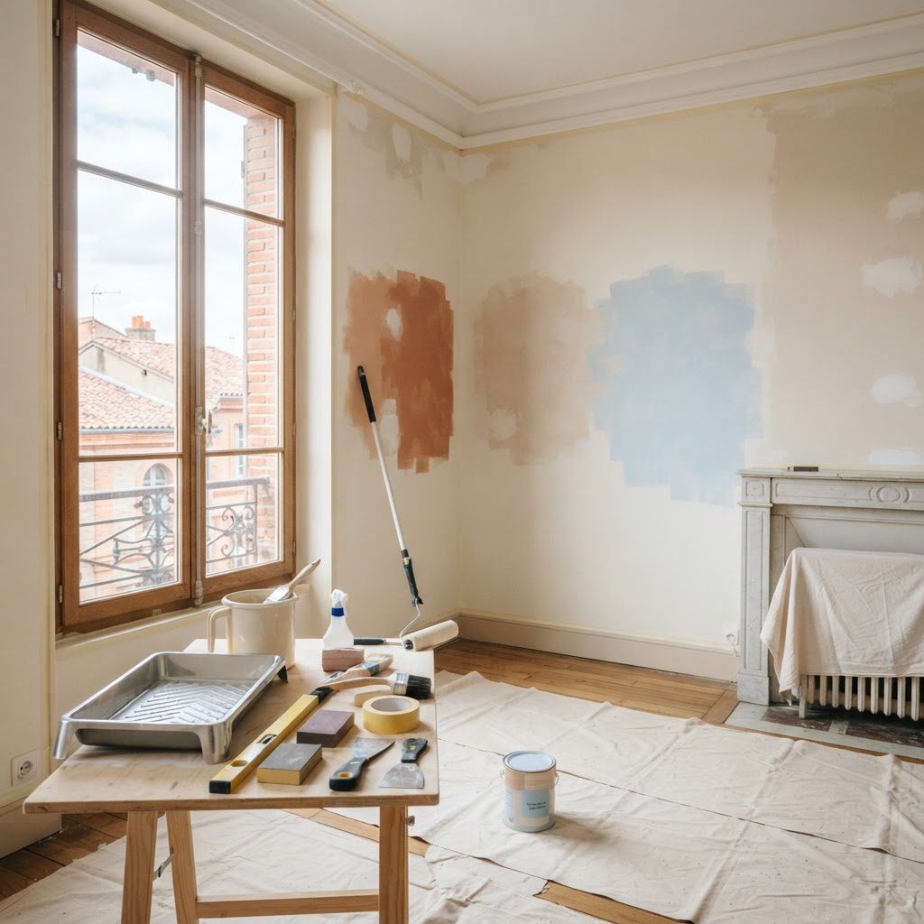 Rénovation Toulouse : réussir la peinture d’un appartement
