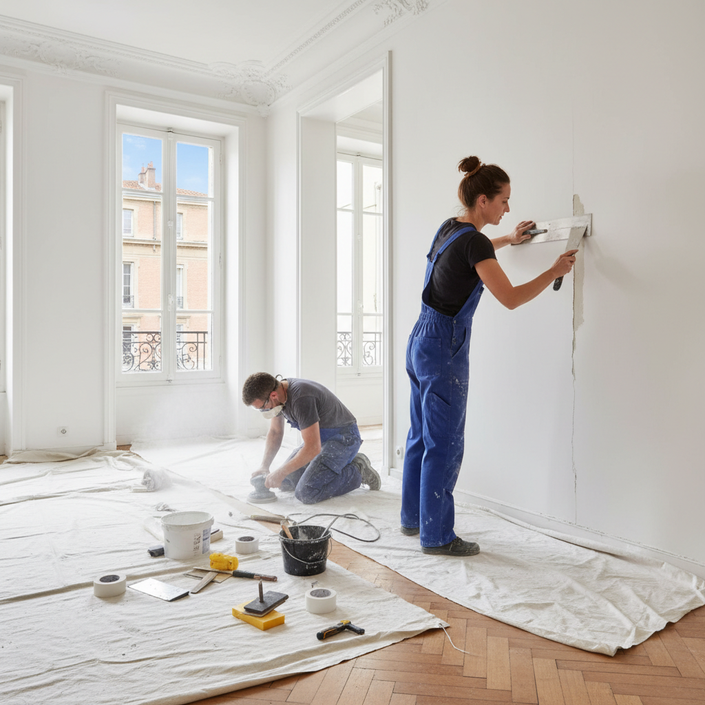 Préparer ses murs avant peinture à Toulouse : guide complet