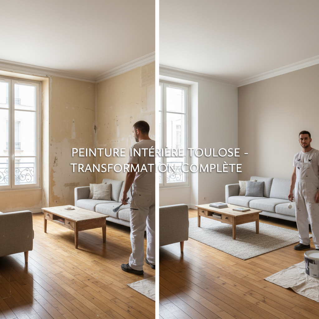 Peinture intérieure Toulouse : transformez votre espace en quelques jours