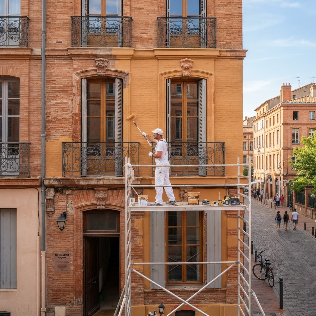 Façade peinte ou ravalement à Toulouse : le bon choix