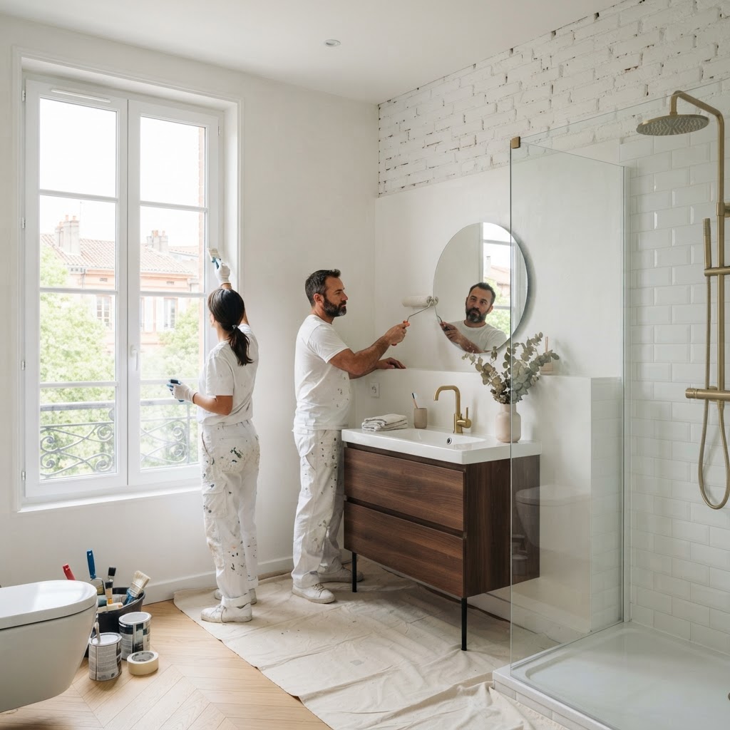 Guide complet rénovation salle de bain Toulouse : de la préparation à la finition