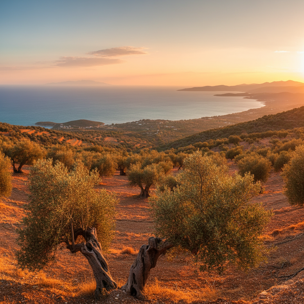 Samos Olive Trees