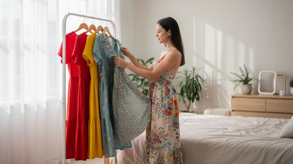 Summer wedding guest on a budget