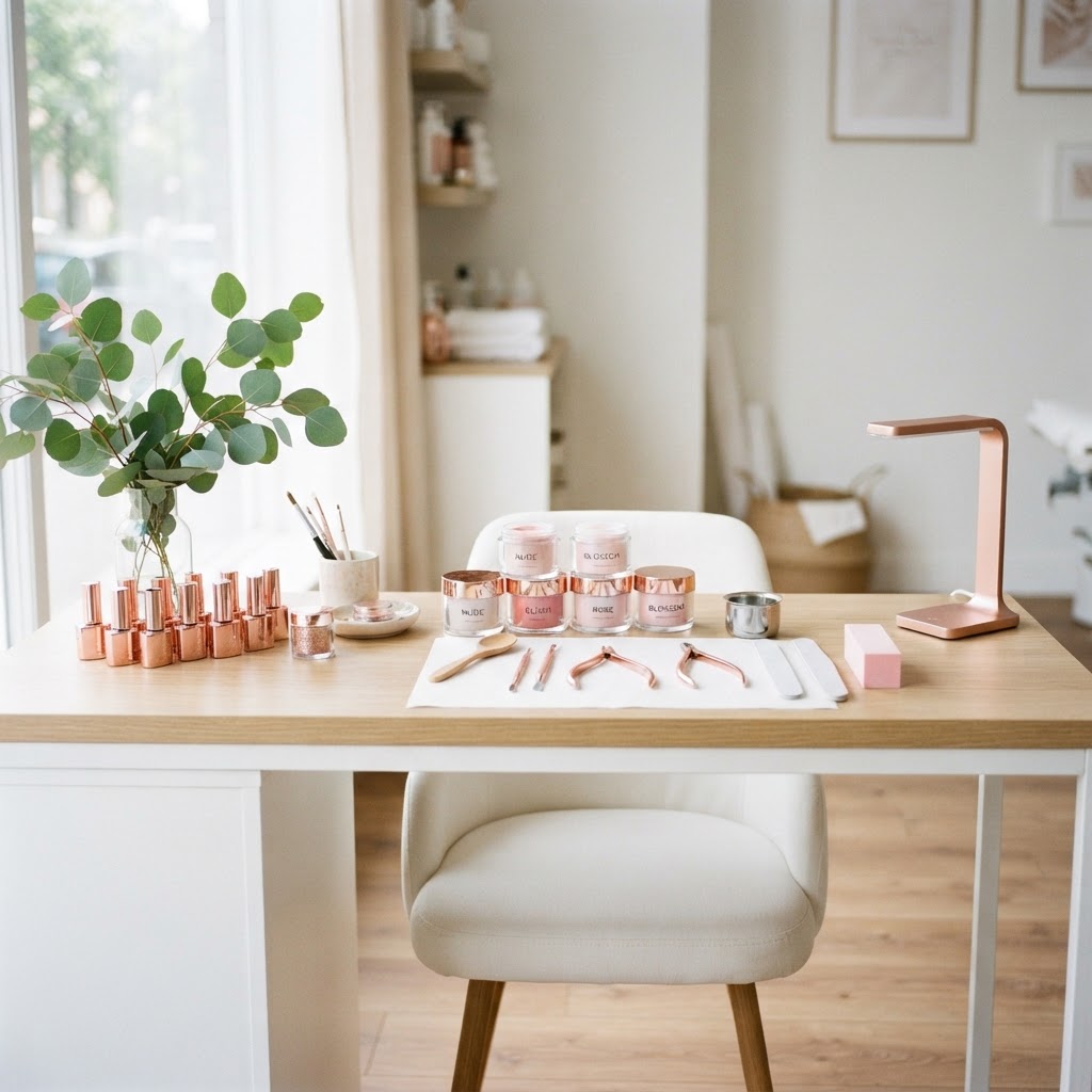 Wnętrze pracowni Aneta Wesołowska Nails (PRZYKŁAD)