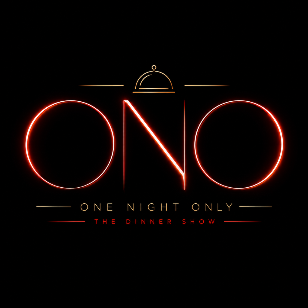 ONE NIGHT ONLY - The Dinner Show logo