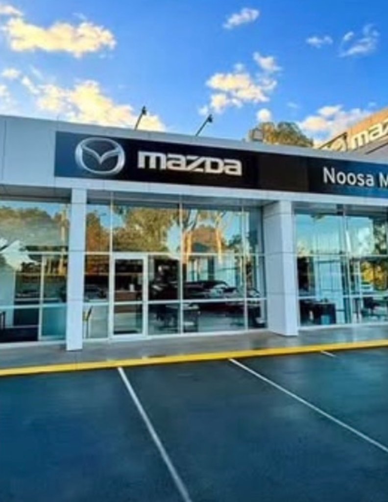 We work with national brands like mazda
