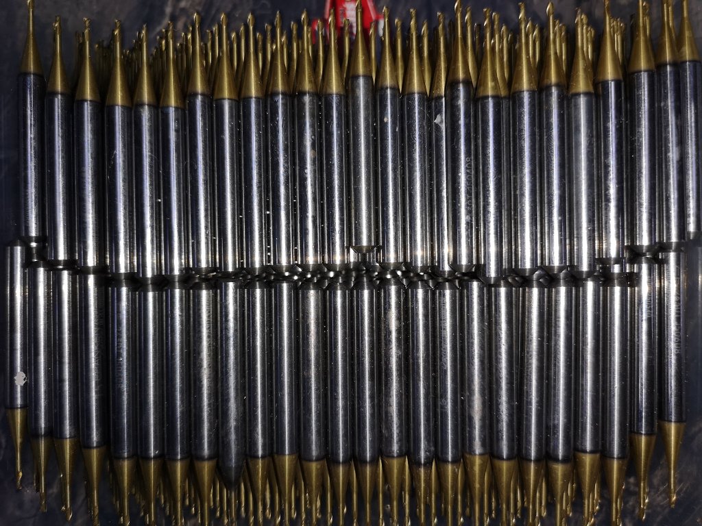 Brocas TiN micro de carburo WC