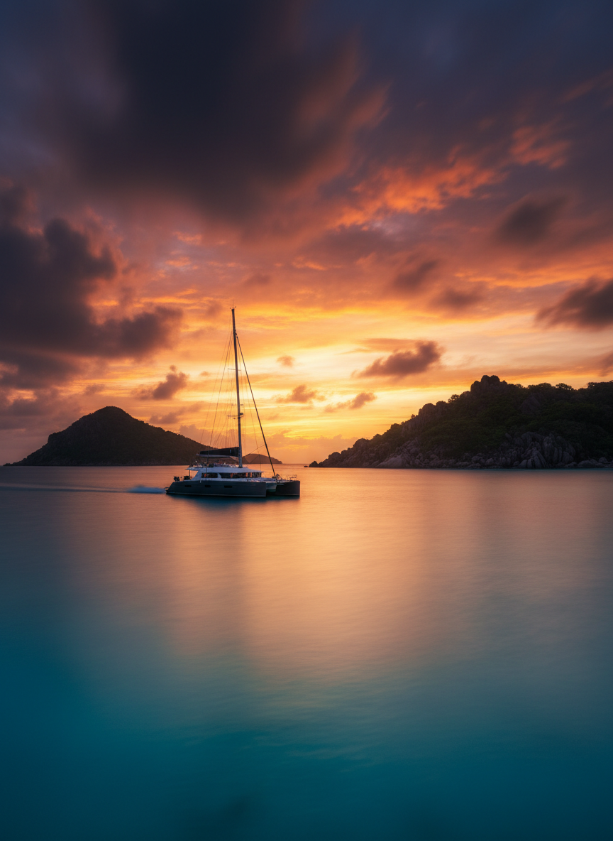 Yacht Charters journey in the Seychelles