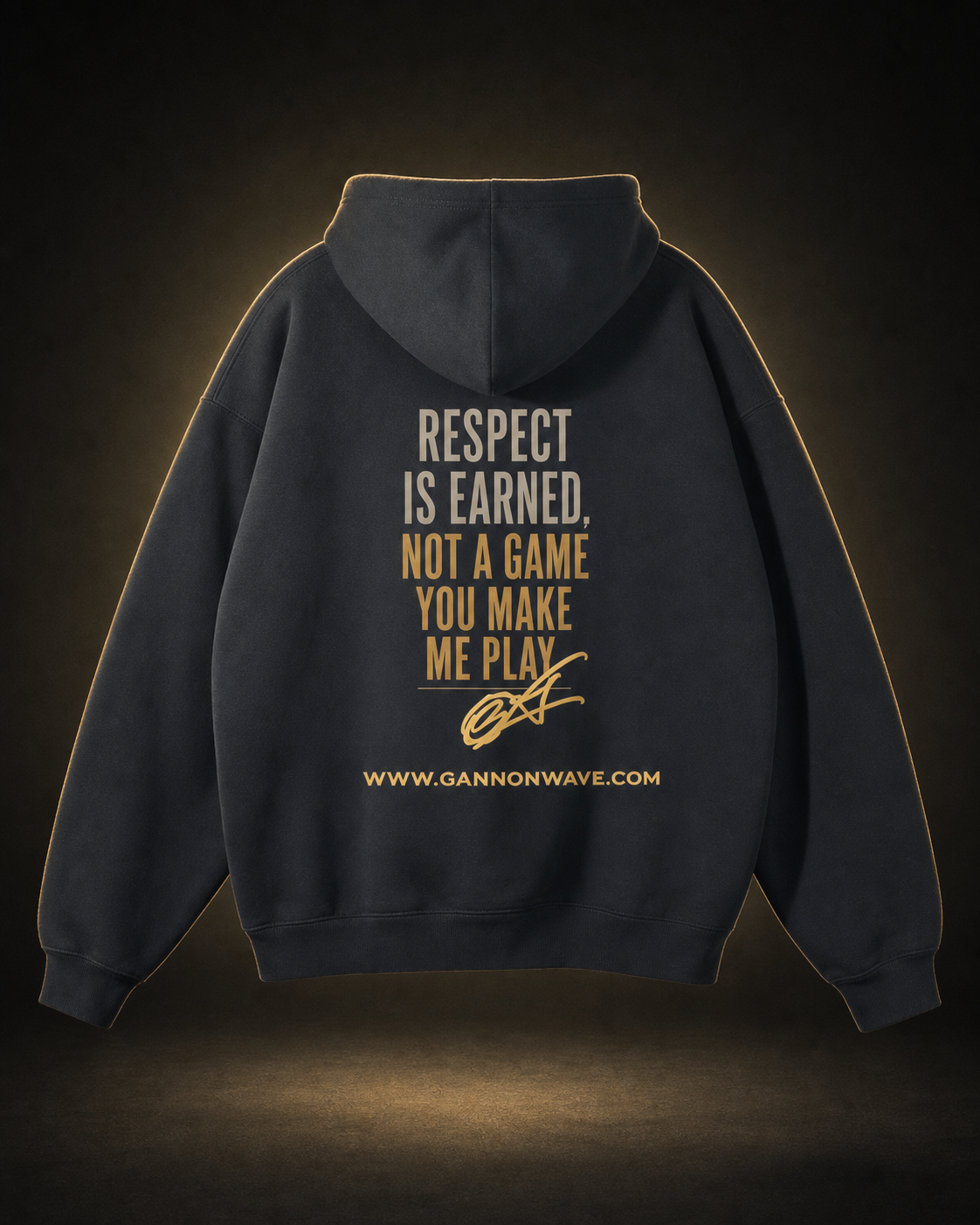 "Respect Is Earned" Hoodie — Dark Grey 1