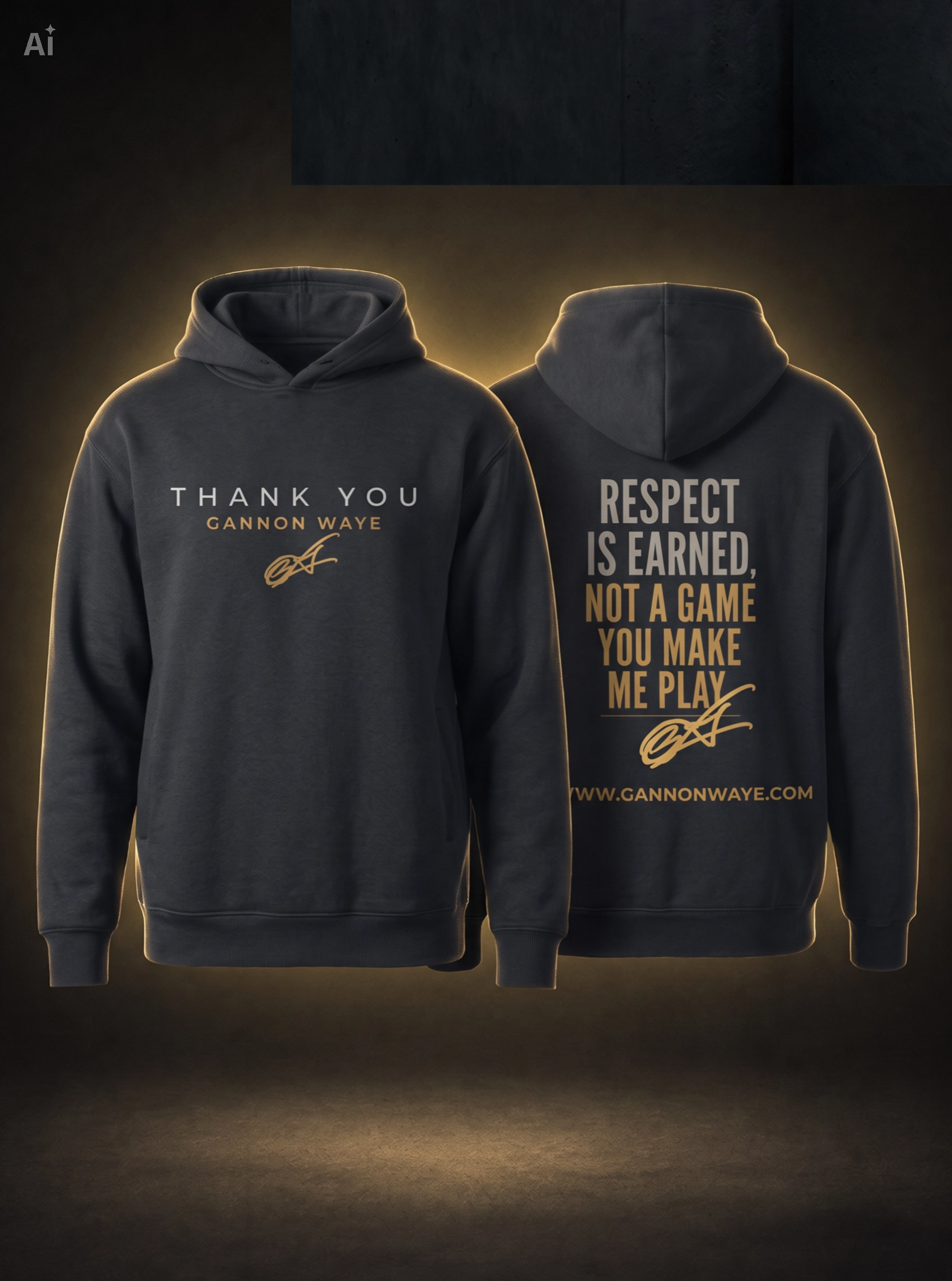 Thank You Hoodie, Signed concept