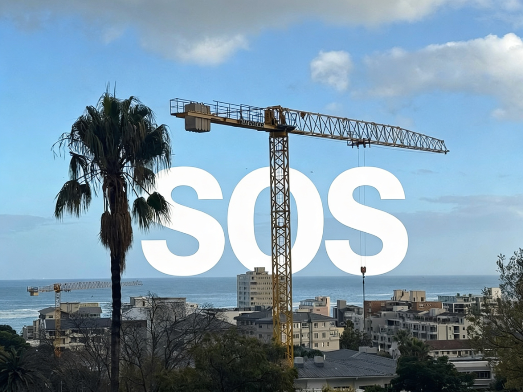 SOS — Sea Point cranes