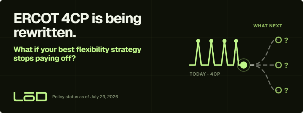ERCOT 4CP Is Being Rewritten: What If Your Best Flexibility Strategy Stops Paying Off?