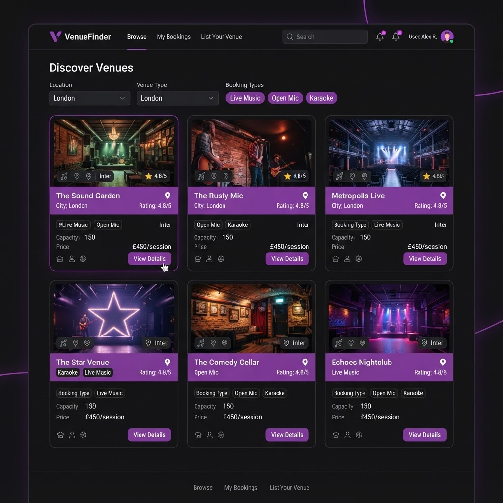 Venue Directory / Get Booked