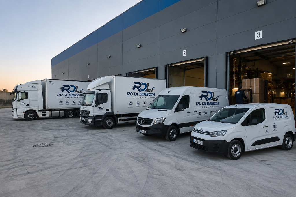 Flota de vehículos de Ruta Directa Logística