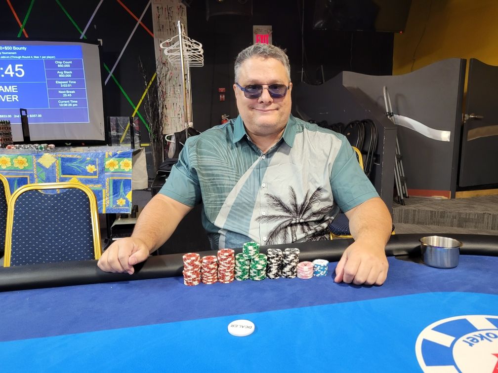 Dave Converse at the poker table