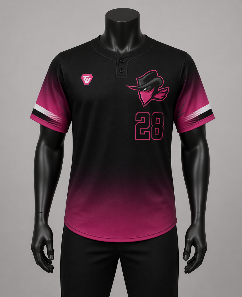 Team Up Threads 2-Button Baseball Jersey