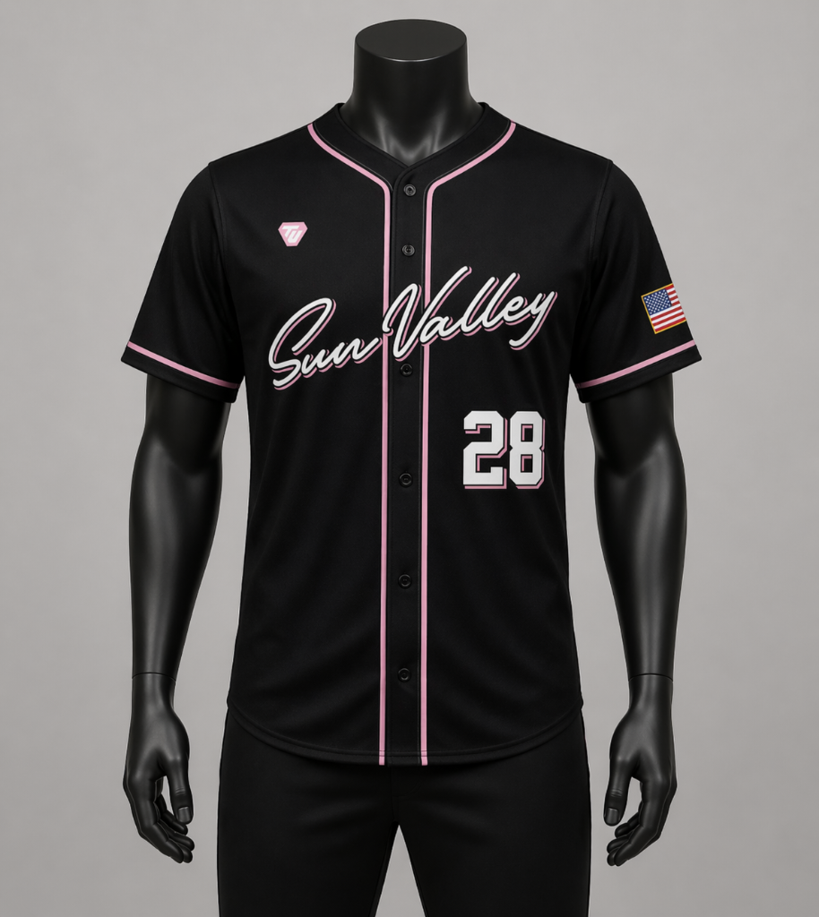 Team Up Threads Full-Button Baseball Jersey