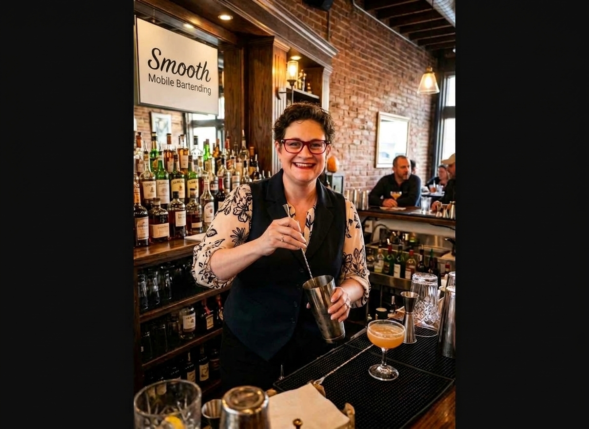 Megan, Owner and Operator of Smooth Mobile Bartending