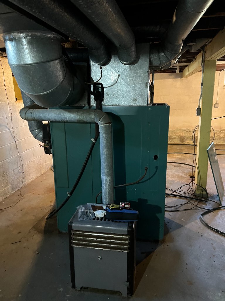 New construction furnace and ductwork