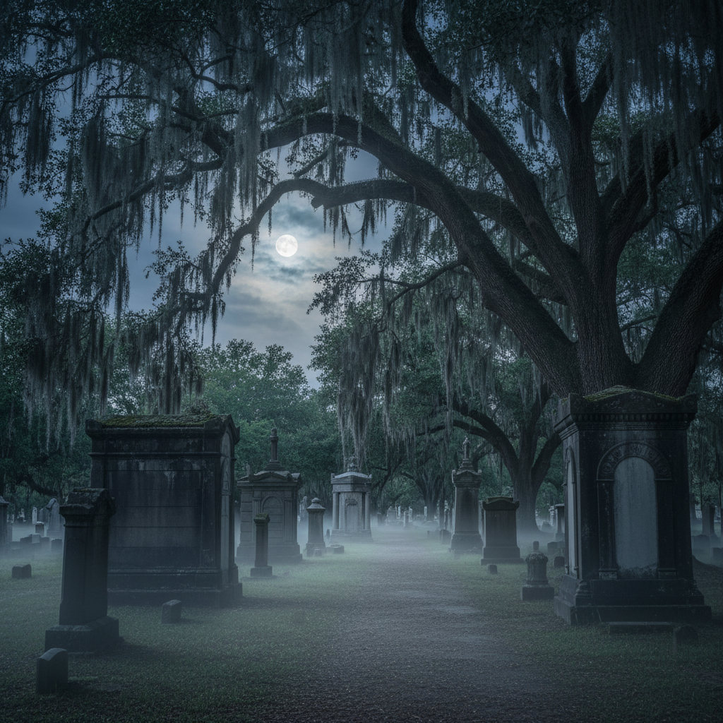 Bonaventure Cemetery After Dark