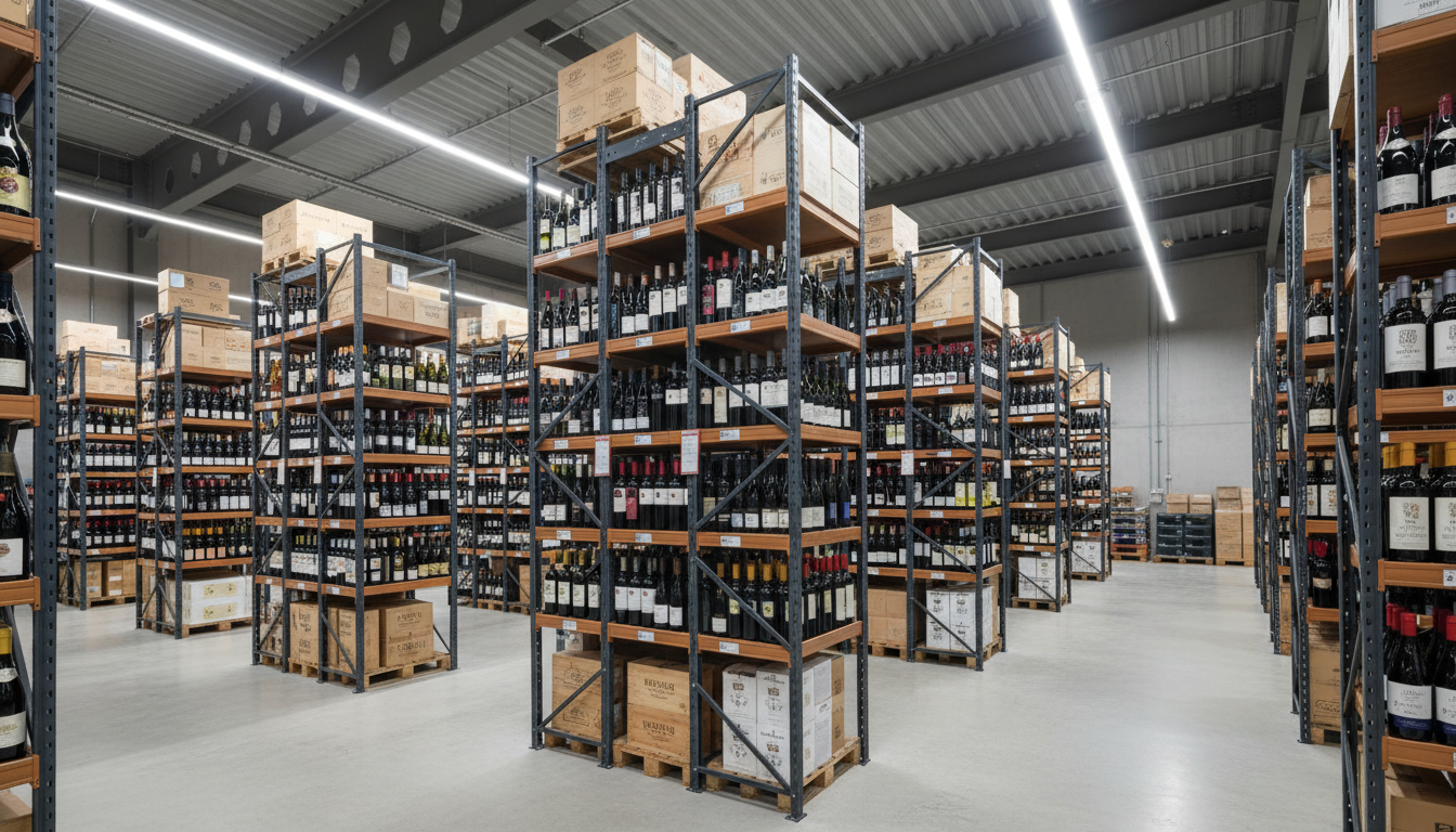 Armazém de distribuição Garrafinhas