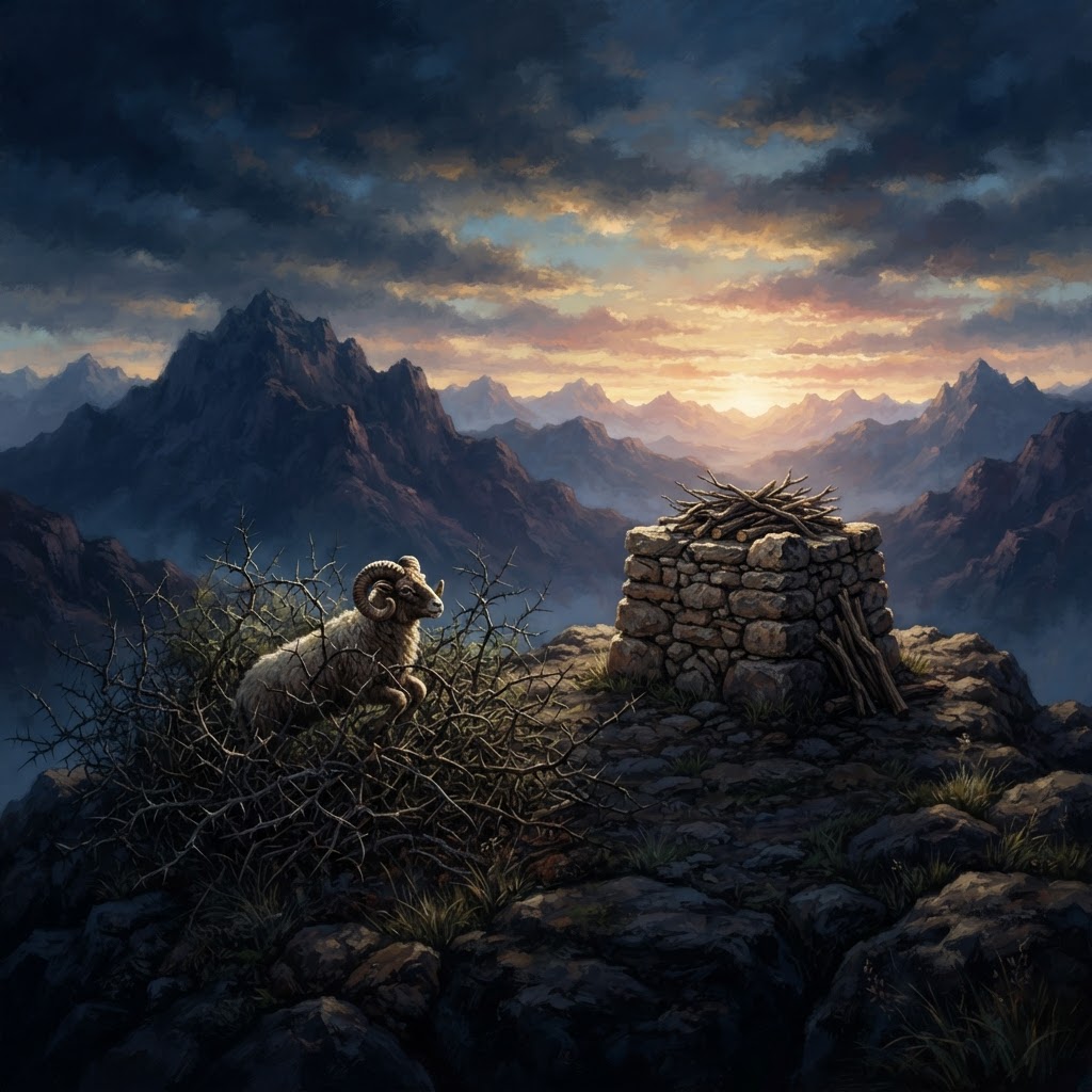 Abraham and Isaac on Mount Moriah