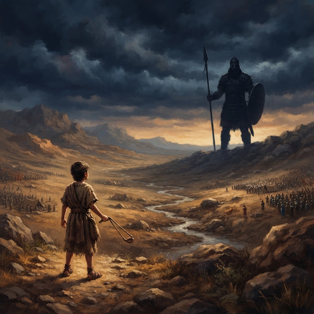 David and Goliath