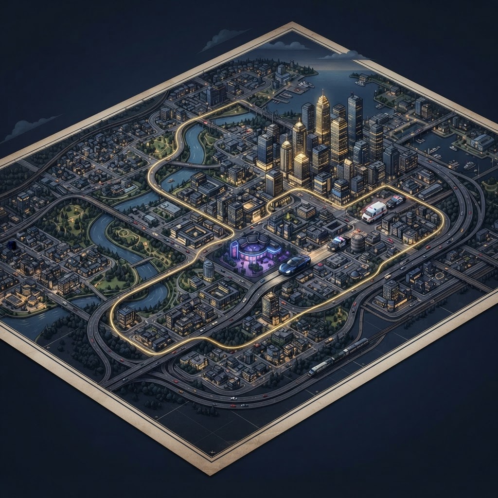 Living World Map & GPS