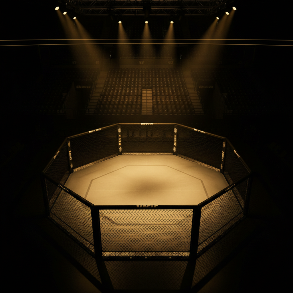UFC Octagon fighting ring