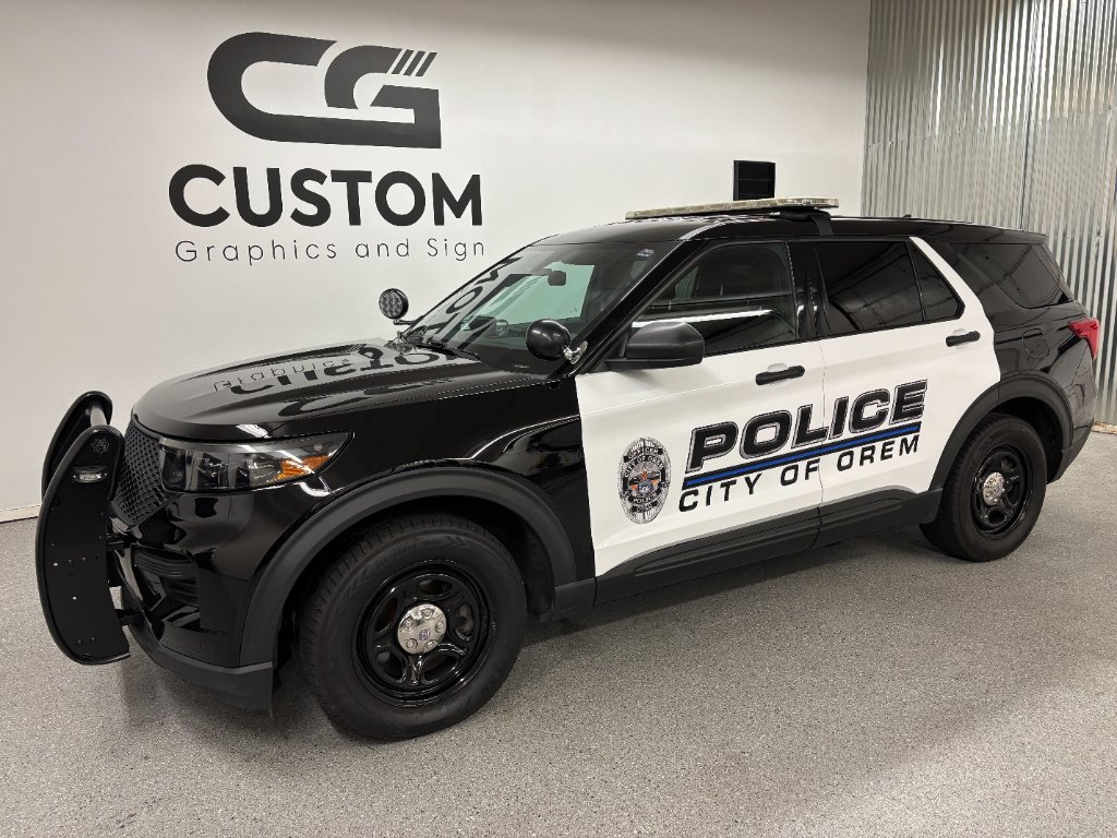 Orem Police SUV fleet graphics