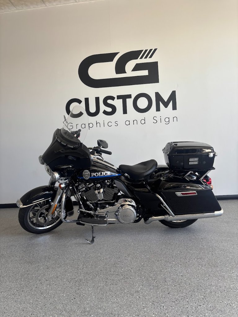 Orem Police motorcycle fleet graphics